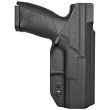 IWB Holster, Compatibility : CZ P-10C, Manufacturer : Concealment Express, Material : Kydex, For Persons : Left Handed, Color : Black - 2