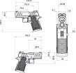 Pistolet Bul Armory SAS II ULTRA LIGHT kal. 9x19mm, kolor: two tone - 3