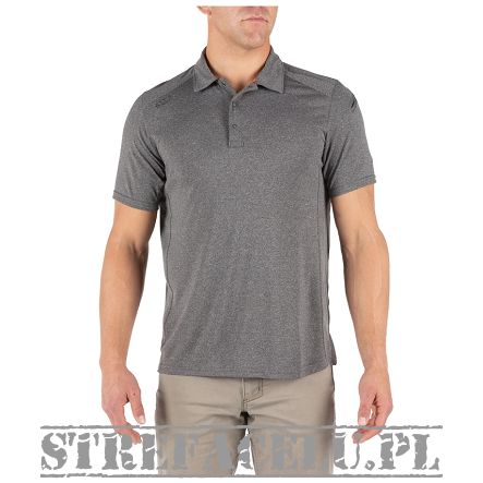 Koszulka polo męska 5.11 PARAMOUNT CHARCOAL HTR