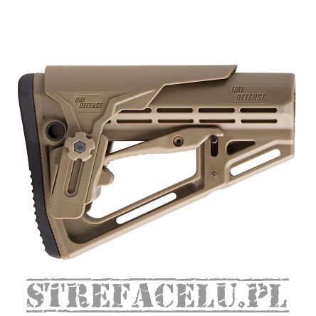 Kolba do karabinu AR15/M16/M4 - TS1 kolor: piaskowy - regulowana baka