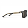 Okulary WileyX Founder CAPTIVATE™ Tungsten Mirror, Matte Black/Tan Frame - 4