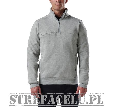 Bluza 5.11 JOB SHIRT 1/4 ZIP 2.0, kolor: HEATHER GREY