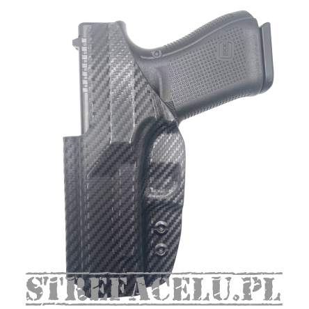 IWB Holster, Compatibility : Glock 17/19/22/23/26/27/31/32/33/34/45, Manufacturer : Concealment Express, Material : Kydex, For Persons : Right Handed, Finish : Carbon