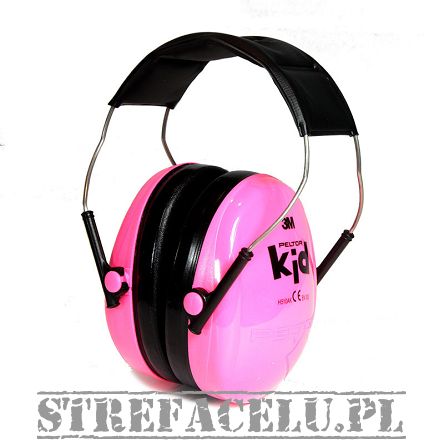 3M Peltor KID headphones pink - hearing protection for children pink