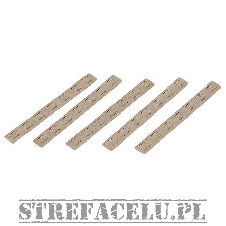 BCM (Bravo Company) MCMR Rail Cover Kit, 5.5-inch - FDE - (5 in set)