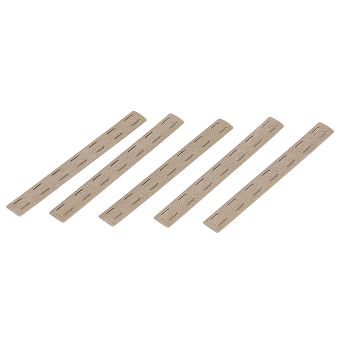 BCM (Bravo Company) MCMR Rail Cover Kit, 5.5-inch - FDE - (5 in set)