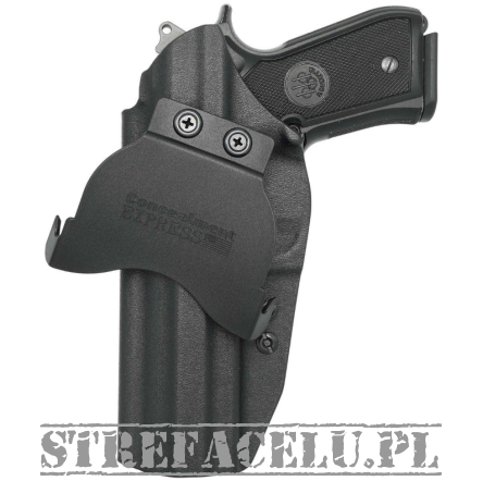 OWB Holster, Compatibility : Beretta 92FS, Manufacturer : Concealment Express, Material : Kydex, For Persons : Right Handed, Color : Black