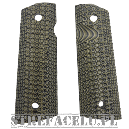 Bul Armory G10 Grip for 1911 FS Magwell Green GK11