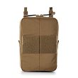 Pouch, Manufacturer : 5.11, Model : Flex 6 x 9 Vertical Pouch, Color : Kangaroo