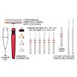 Real Avid - Zestaw Accu-Punch Hammer& AR15 Pin Punch Set - AVHPS-AR - 10