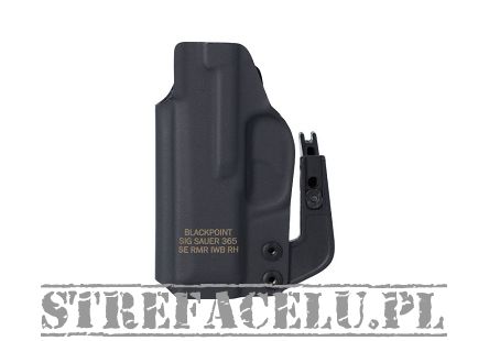 Pistol Holster : Sig Sauer P365, Manufacturer : Sig Sauer + Black Point, Wearing style : IWB (inner)