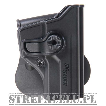Polymer Retention Paddle Holster Level 2 for Sig Sauer P250 with Curved Sig Sauer rail IMI-Z1110 Blk