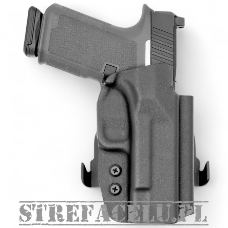 Kabura zewnętrzna prawa do pistoletu Ruger RXM OR, RH OWB kydex, kolor: czarny