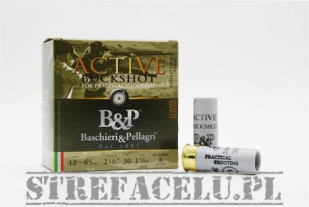 Nabój śrutowy B&P Active Buckshot practical Shooting 12/65