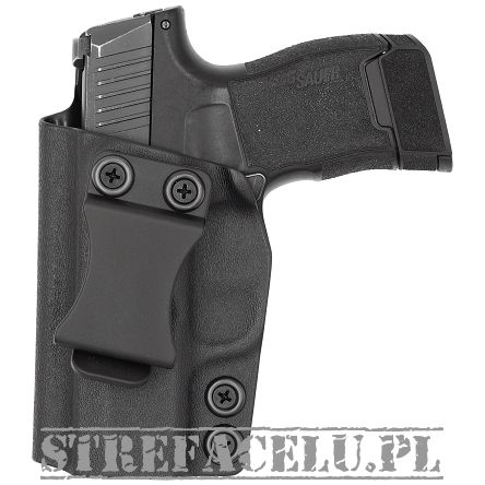 Kabura wewnętrzna lewa do pistoletu Sig Sauer P365 XL, LH IWB kydex, kolor: czarny