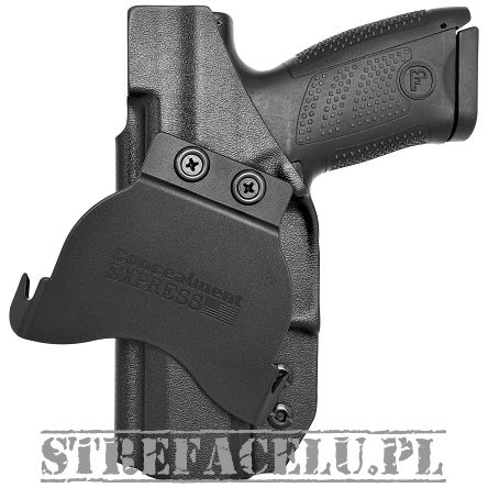 OWB Holster, Compatibility : CZ P-10C, Manufacturer : Concealment Express, Material : Kydex, Color : Black