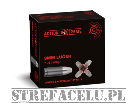 Nabój kulowy GECO Luger 7G Action Extreme // .9 PARA