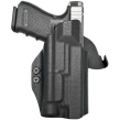 Kabura zewnętrzna prawa do pistoletu Glock 17/19/22/23/26/27/31/32/33/34/45 z TLR-1, RH OWB kydex, kolor: czarny - 2