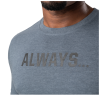 Men's T-Shirt, Manufacturer : 5.11, Model : PT-R Always Tee, Color : Turbulence Heather - 5