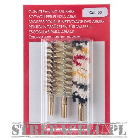 Szczoteczki (3szt.) uniwers. kal .50 mosiężna, nylon, bawełna - SC-87A_50