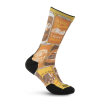 Socks, Manufacturer : 5.11, Model : Sock & Awe 99 Beers Sock, Color : Battle Brown - 2