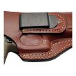 Leather Holster, Manufacturer : Falco Holsters (Slovakia), Type : 2in1 - IWB + OWB, Model : AM02-2330, Hand : Right, Color : Brown - 4