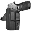 OWB Holster, Compatibility : Sig Sauer P320 Compact/Carry, Manufacturer : Concealment Express, Material : Kydex, For Persons : Left Handed, Color : Black - 2