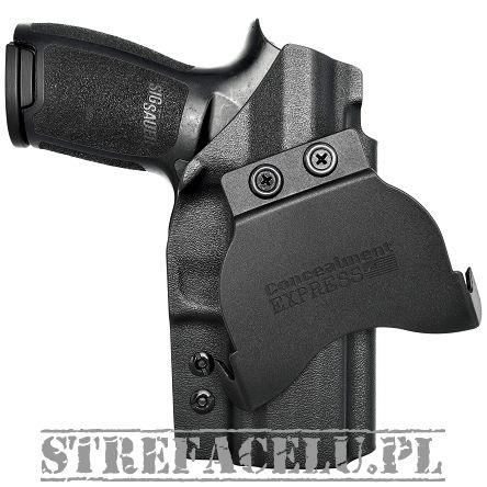 OWB Holster, Compatibility : Sig Sauer P320 Compact/Carry, Manufacturer : Concealment Express, Material : Kydex, For Persons : Left Handed, Color : Black