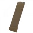 Original Glock 19X Magazine, Capacity : 19 rounds (17+2), Color : Coyote, Caliber : 9mm - 2
