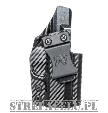 Kabura wewnętrzna prawa do pistoletu IWI Masada Slim OR, RH IWB kydex, kolor: carbon