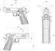 Pistolet Bul Armory 1911 EDC 4.25 kal. 9x19, kolor: czarny - 4