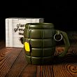 Giant granate mug with dedication - green - 3