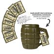 Giant granate mug with dedication - green - 9