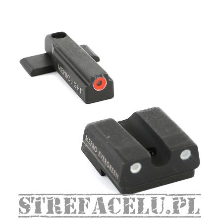 Led Sights, Model : EverGreen, Manufacturer : Meprolight, Compatibility : H&K VP9/SFP9/P30/HK45/HK45C