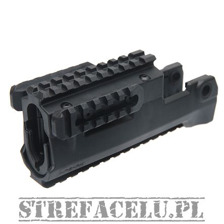 Front conversion, black polymer AK rifle mount - IMI-ZPRP2