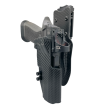OWB Competition Holster With Belt Mount, Compatibility : P320 XFive Legion, Manufacturer : Concealment Express, Material : Kydex, For Persons : Right Handed, Finish : Carbon - 2