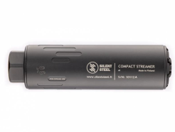 Suppressor, Manufacturer : SilentSteel (Finland), Model : Compact Streamer, Caliber : 7,62, Color : Black