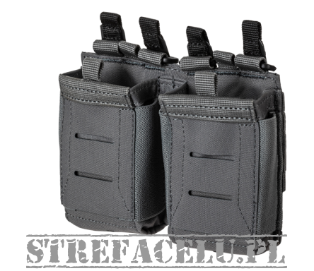 AR-15 Magazine Pouch, Manufacturer : 5.11, Model : Flex Double AR MAG Pouch 2.0, Color : Storm