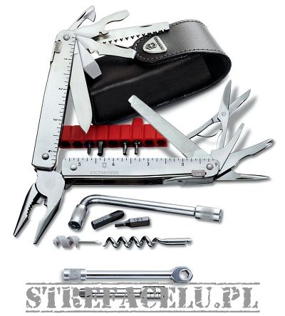 Victorinox Scyzoryk SwissTool X + Ratchet w etui, 115 mm