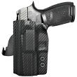 OWB Holster, Compatibility : P320 Compact/Carry, Manufacturer : Concealment Express, Material : Kydex, For Persons : Right Handed, Finish : Carbon - 2