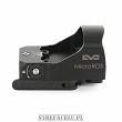 Collimator + Mounting Plate, Compatibility : Glock with a Cutout for Collimator (MOS), Manufacturer : Meprolight (Israel), Model : MicroRDS - 5