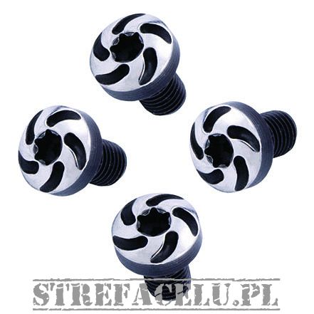Śruby okładzin BUL 1911 kpl. 4 szt. - Grip Screw Stainless Steel Spiral #10114