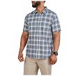 Koszula męska z krótkim rękawem 5.11 WYATT S/S PLAID SHIRT, kolor: TURBLNCE PLD - 2