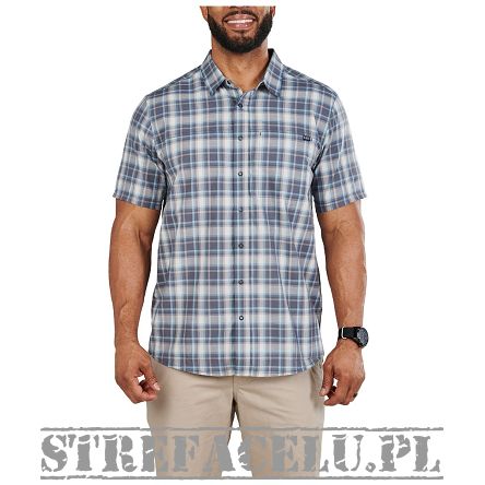 Koszula męska z krótkim rękawem 5.11 WYATT S/S PLAID SHIRT, kolor: TURBLNCE PLD