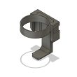 Magnetic holder for 50mm silencer - SILENCERHOLDER - Khaki - 5
