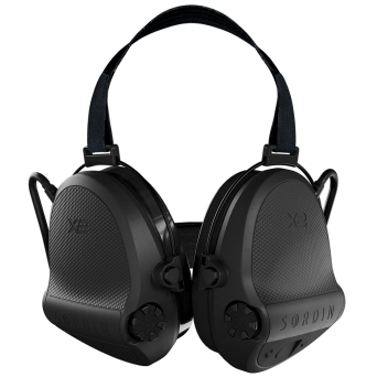 Słuchawki aktywne nakarkowe Sordin Supreme X2 - GEL - Czarne - 301004-20G