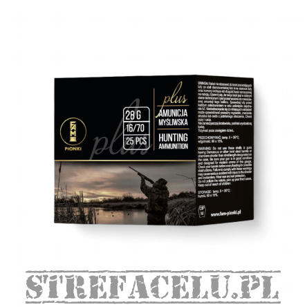 Amunicja śrutowa Dynamic 28g  4-3,00 mm // 12/70 - FAM PIONKI