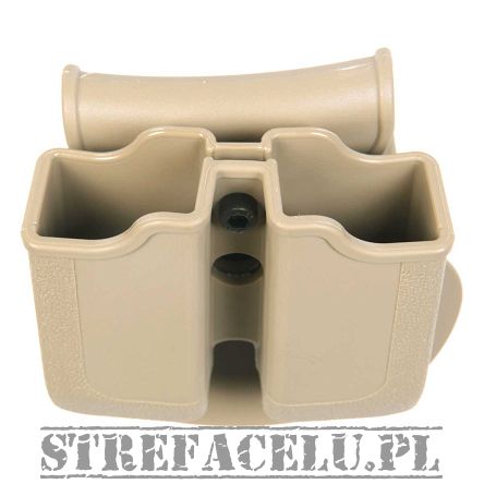 Double Magazine Pouch MP00 for Glock 17/19, Beretta PX4 Storm, H&K P30 / VP9 IMI-Z2000 Tan