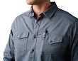 Men's Shirt, Manufacturer : 5.11, Model : Gunner Solid Long Sleeve Shirt, Color : Turbulence - 3