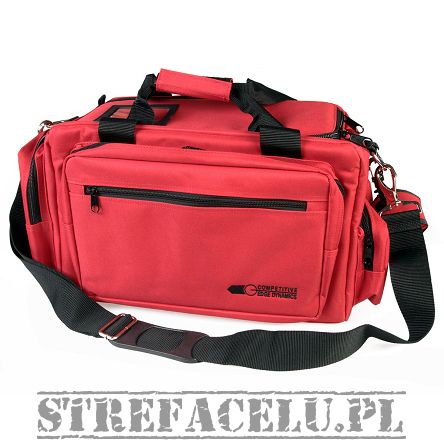 Profesjonalna torba strzelecka czerwona - CED Delux Professional Range Bag Red